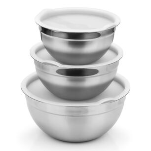 Set De Bowls Azhome Acero / 3 Piezas / 1.4 Lt / 2.0 Lt / 3.5 Lt
